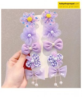 Baby Bow Hair Clip &ndash; Cute Fabric Bowknot Hair Accessory for Girls 5
