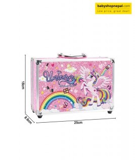 Unicorn Kids Washable and Non-Toxic Makeup Kit, Kids Make Up Toy Set 3