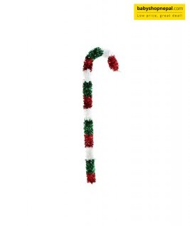 Tinsel Candy Cane Lawn Decor, Candy Cane 4-ft 4