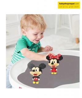 Xin Si Li Minnie Mouse Micro Block Set, Building Block Set 6