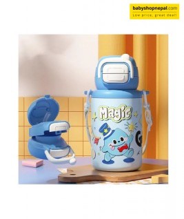 WATER FLASK 500ML &ndash; Korean Style Stainless Steel Vacuum Thermos for Children 7