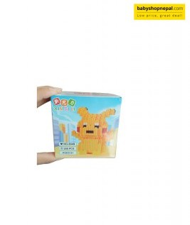 Xin Si Li Full Yellow Body Pikachu Building Block Set, Micro Building Block 3