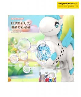 Magical Unicorn Bubble Blaster Sparkle, Shine and Soapy Fun -1
