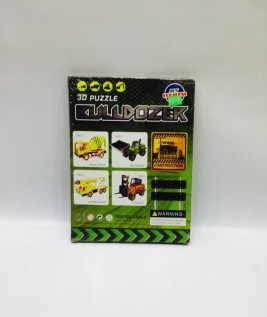 Joy Fortress  Bulldozer 3D Jigsaw Puzzle Set -2