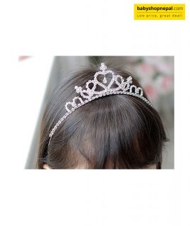 Fancy Princess Crown Hairband | Elegant Tiara Headband for Birthdays, Parties & Special Celebrations 5