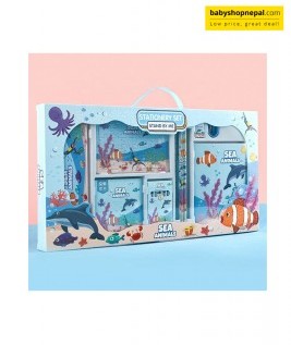 Sea Animlas Themed Stationery Gift Box for Kids &ndash; Lovely School Gift Box Set 1