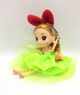 Green Kawaii Mia Doll Key Chains