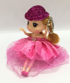 Pink Kawaii Mia Doll Key Chains 