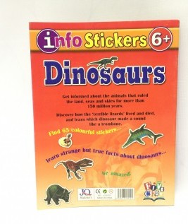 Dinosaurs Info Stickers