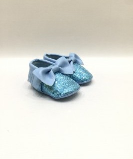Party Wear Baby Pumps Shoe With Bow 1