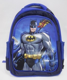 School Bags 3D Printed Captain America and Batman-2
