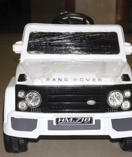Kids Ride On White Range Rover 