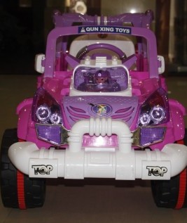Pink Remote Control Ride On Car-1