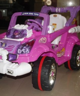 Pink Remote Control Ride On Car-2