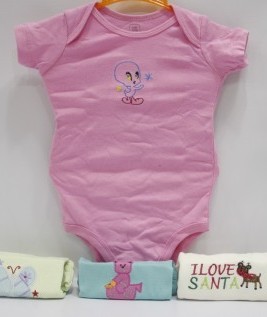 Carter's Wiggle-In Half Bodysuits for Infants-1