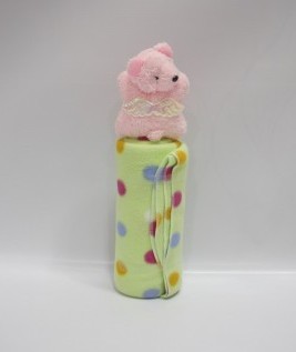 Colourful dots with a Soft Toy