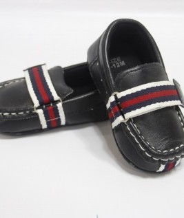 Slip On Black Party Shoes for Boys  1