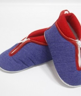 Canvas Shoes with Front Zip for Kids 2