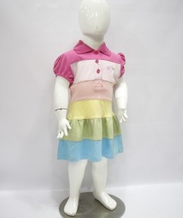 Multicolour Stretchable Dress 1