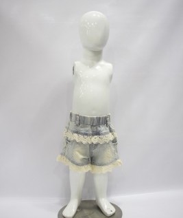 Jeans Shorts with beautiful laces  for Girls 1