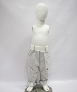 Decorative Rose Ripped Jeans with for Girls 1