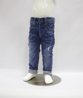 Wash Jeans with Designed Cuffs for Boys 1