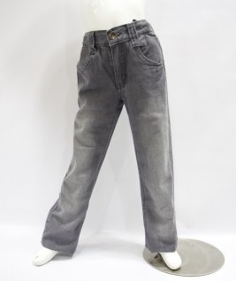 Light Black Straight Legs Jeans for Boys 1