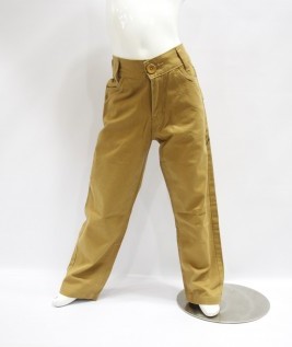 Khaki Cotton Comfy Pants for Boys 1
