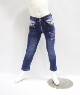 Jeans Pants for girls with Attractive Pockets Fashionable Blue -1