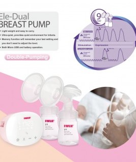 Electric Dual Breast Pump (USB and Battery Operation)-2