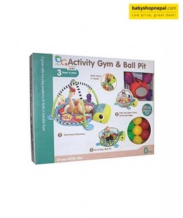 3 In 1 Lion Activity Gym and Ball Pit-2