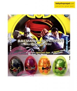Batman Vs Superman Egg Doll Collection.