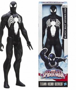 Marvel Ultimate Black Suit Spider-Man Action Figure 1