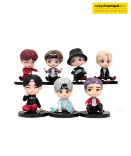 BTS Character Figure in Sitting Position.