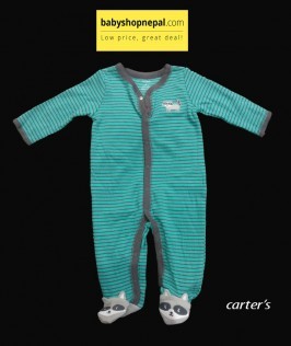 Carter's Full Sleeves Footed Romper  1