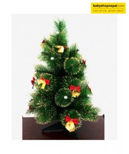 Miniature Table Christmas Tree With Decorations.