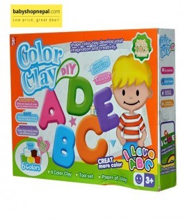 Color Clay | Alphabets Playset for kids 1