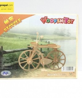 3D Wooden Bicycle Jigsaw Puzzle Toys 1