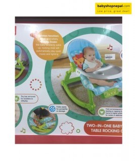Baby Dining Table Rocking Chair Two in One -1