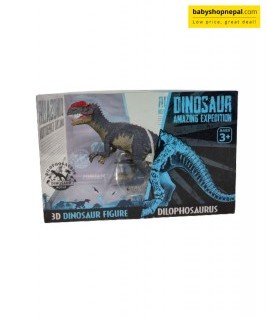 3D Dinosaur DILOPHOSAURUS  Figures-1