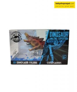 3D Dinosaur Stegosaurus Figure -1