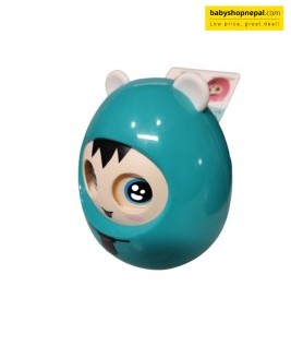 Cute tumbler egg doll in blue color