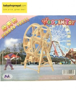 3D Wooden Ferris Wheel Jigsaw Puzzle Toys 1