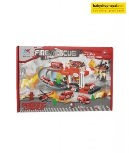 Fire Rescue Parking Garage Toy Sets.