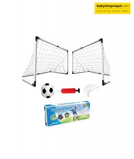 Football Goal Post with Net and Ball-1