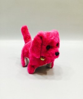 MIni Fuzzy Walking Barking Wagging Pet Dog-1