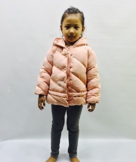 Pink Down Jacket for girls  1