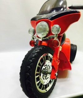 Red Police Themed Three Wheeler Bike-1