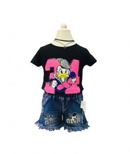 Donald Duck T-shirt With Shorts 1