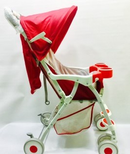 Simple yet Comfy Red Strollers 1